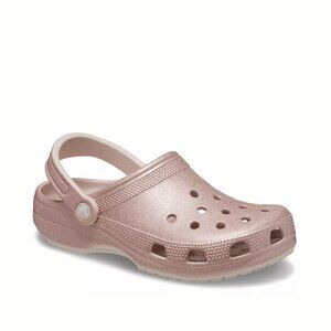 NEW CROCS Sizes 6-10 Women's Classic Glitter Clog - Quartz Glitter